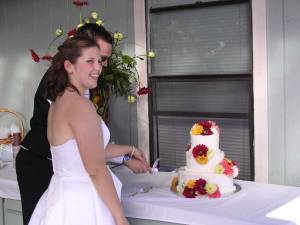 the wedding cake