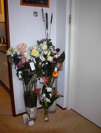 Bloemen van de uitvaart